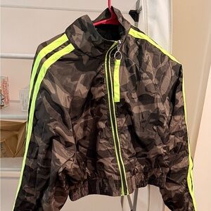 Kids Camo Jacket with Neon Accents